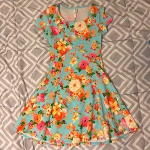 Floral print dress